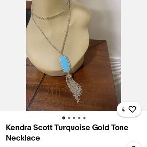 Kendra Scott Blue and Silver Necklace